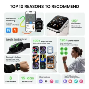 Smartwatch Haylou Watch 4 Amoled GPS A Prova Dagua Lançamento - Imagem 5