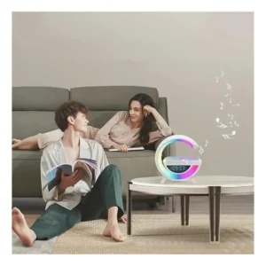 Luminaria G-Speaker Multifuncional Smart Station Led Caixa De Som Relógio - Imagem 7