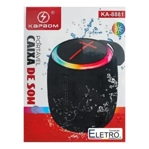 Caixa De Som Bluetooth KA-8881 A Prova Dagua Cores Sortidas - Imagem 3
